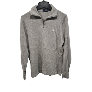 Polo Ralph Lauren Gray Quarter-Zip Sweater
